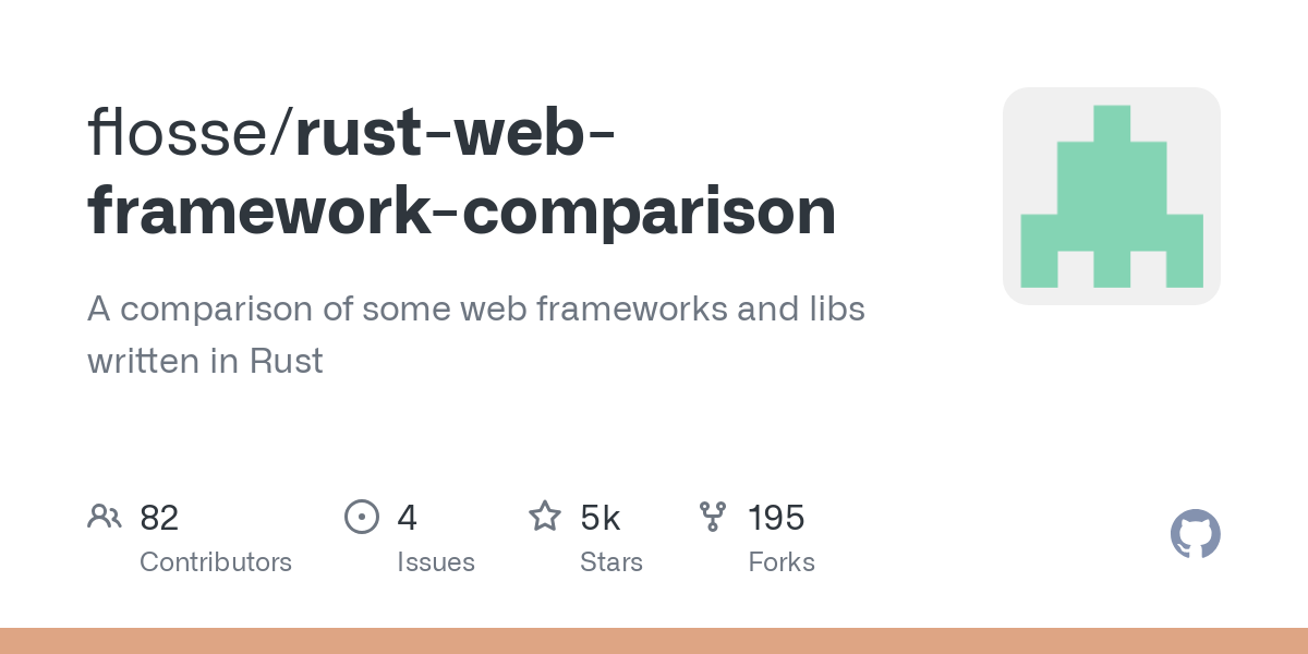rust web framework comparison