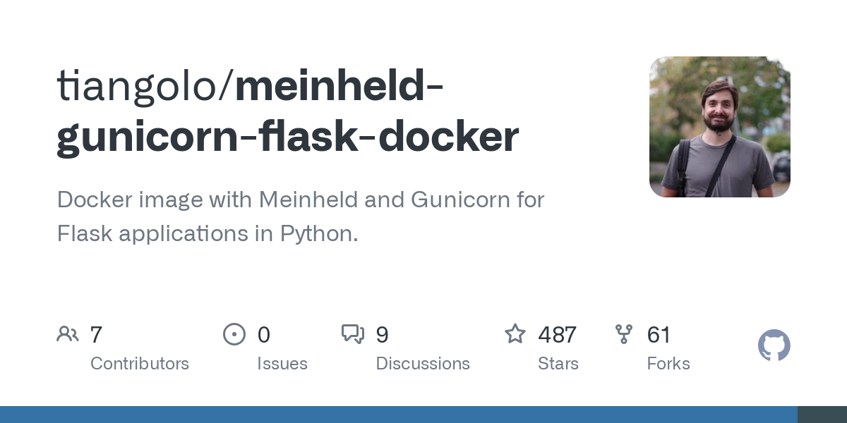 meinheld gunicorn flask docker