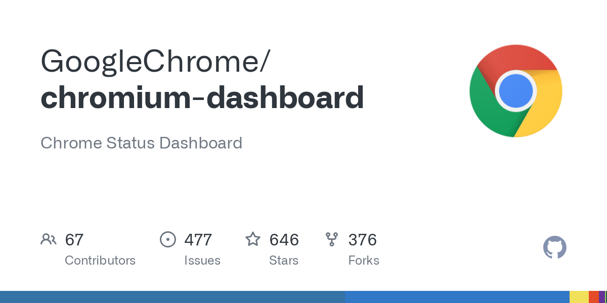 chromium dashboard