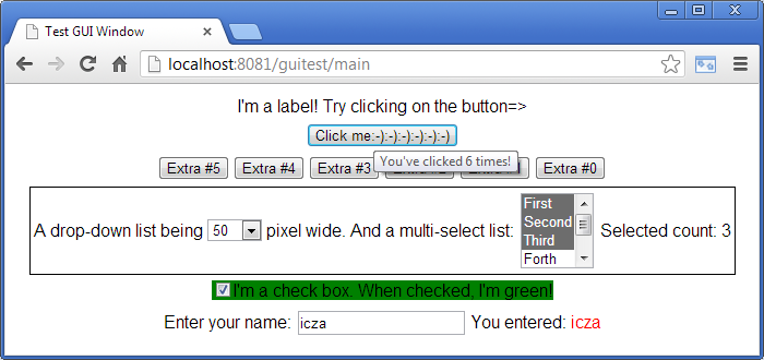 完整的應用屏幕截圖
