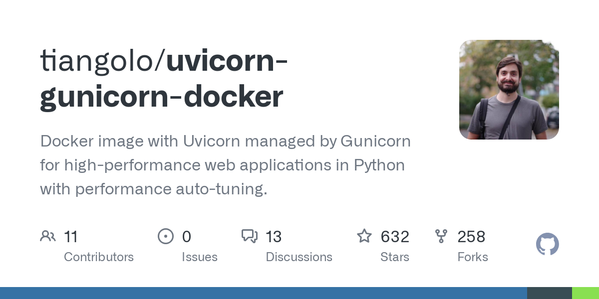 uvicorn gunicorn docker