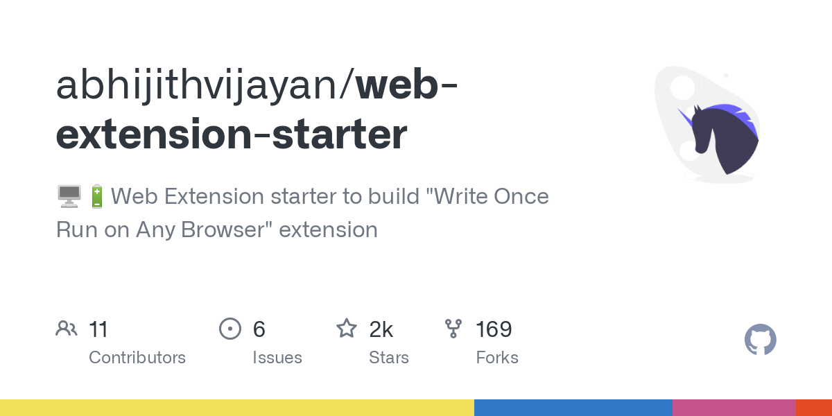 web extension starter