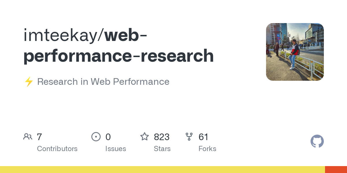 web performance research