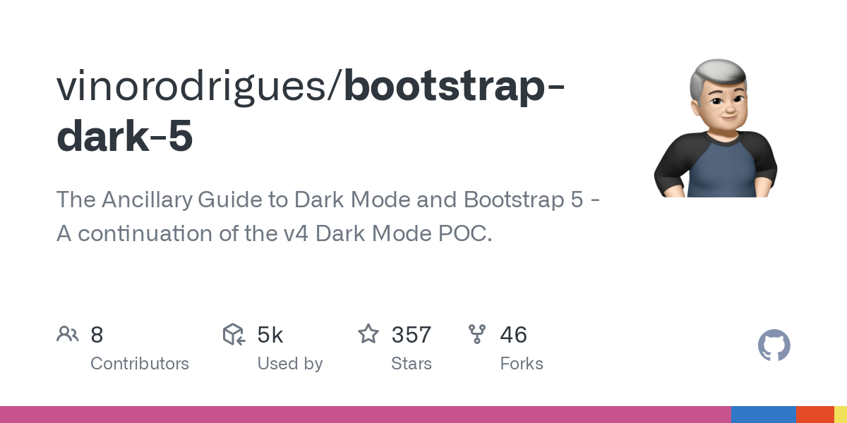 bootstrap dark 5