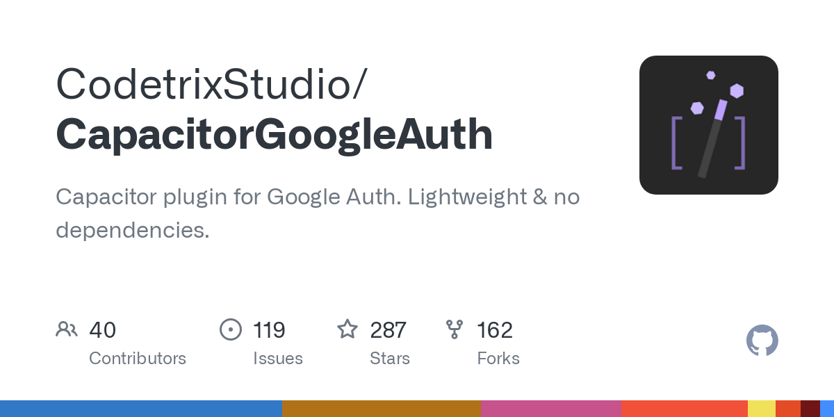 CapacitorGoogleAuth