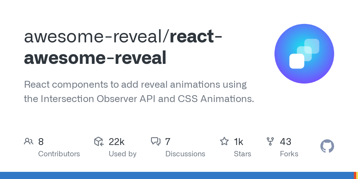 react awesome reveal
