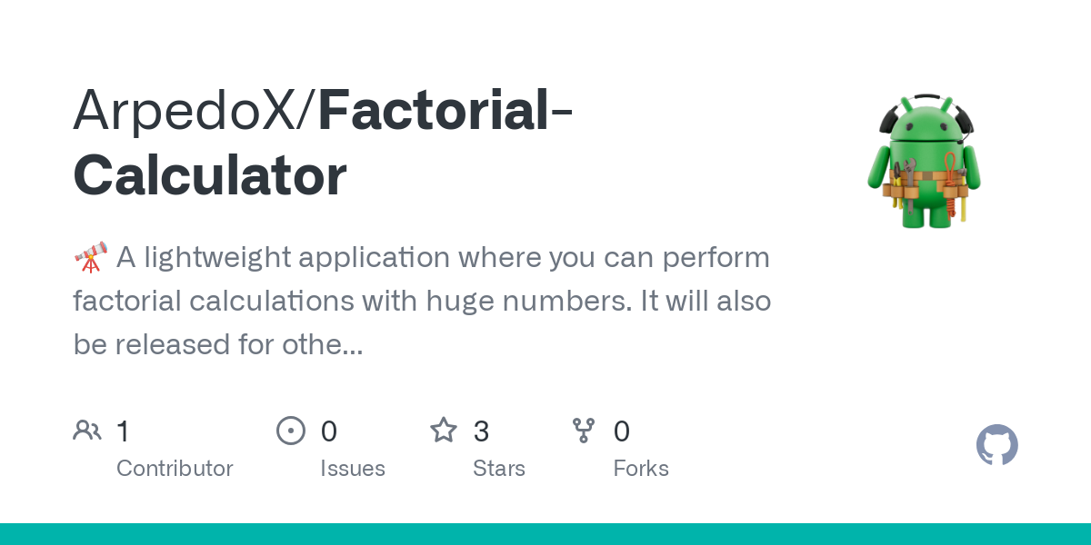 Factorial Calculator