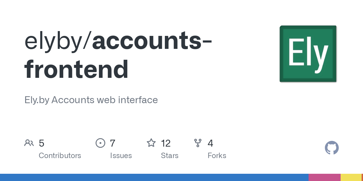accounts frontend