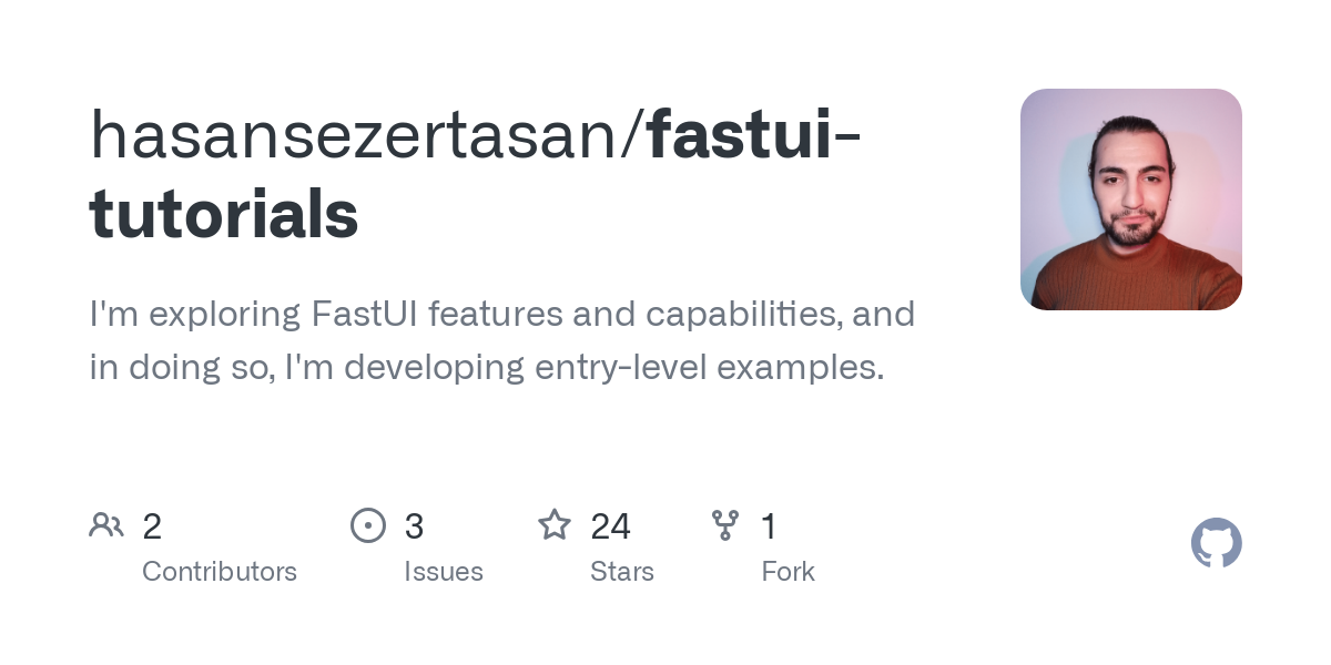 fastui tutorials