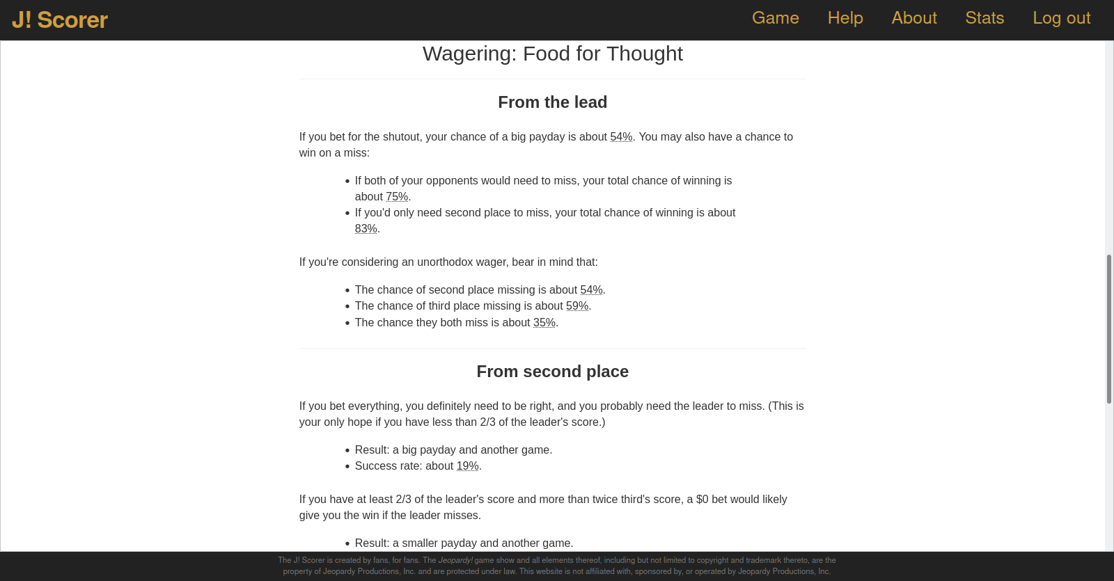 最後的下注思想