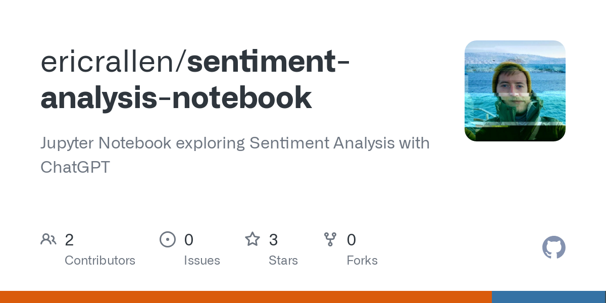 sentiment analysis notebook
