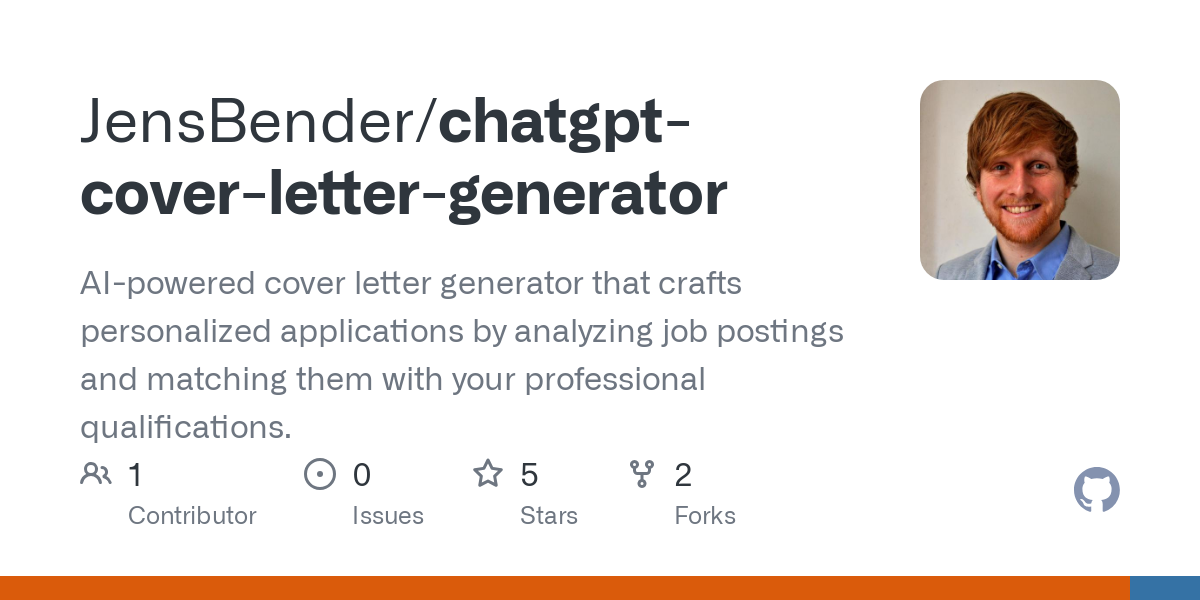 chatgpt cover letter generator