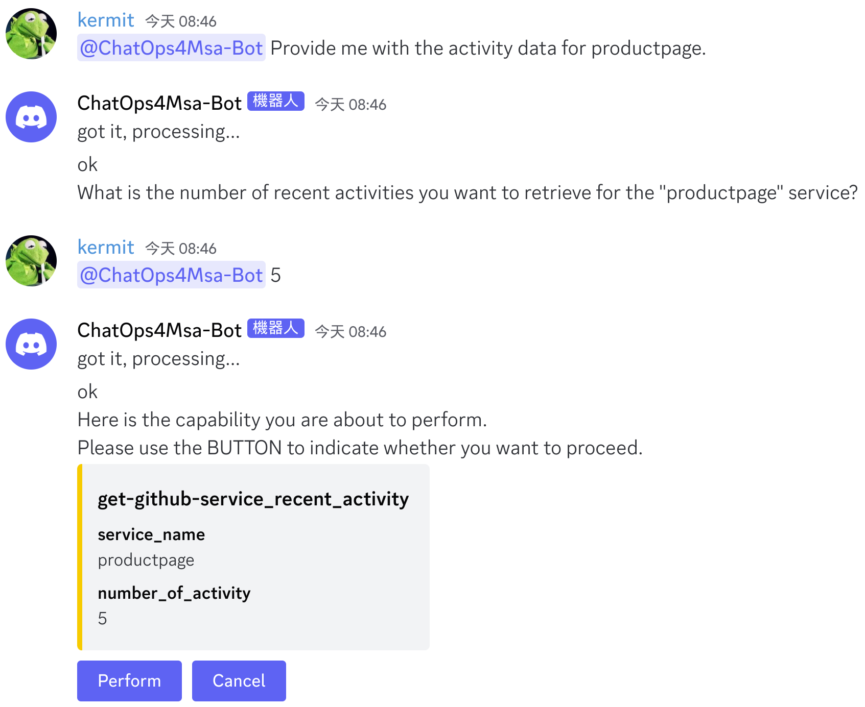 Beispiel für natürliche Sprache