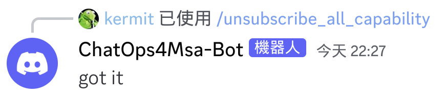 Abbestellen aus allen Funktionen