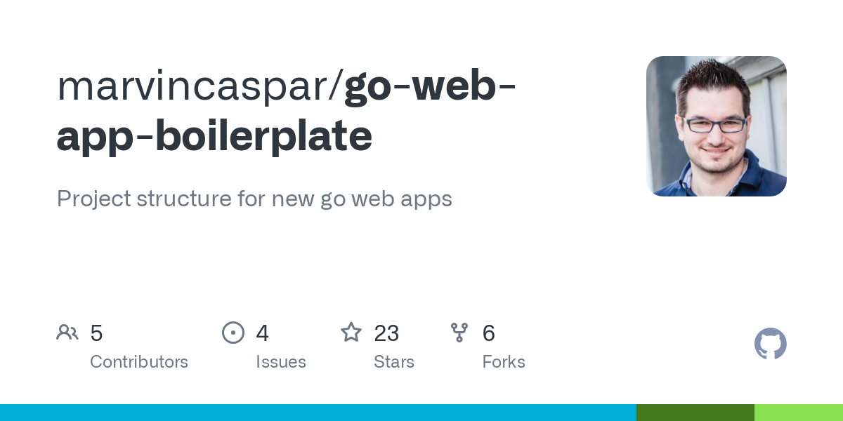 go web app boilerplate