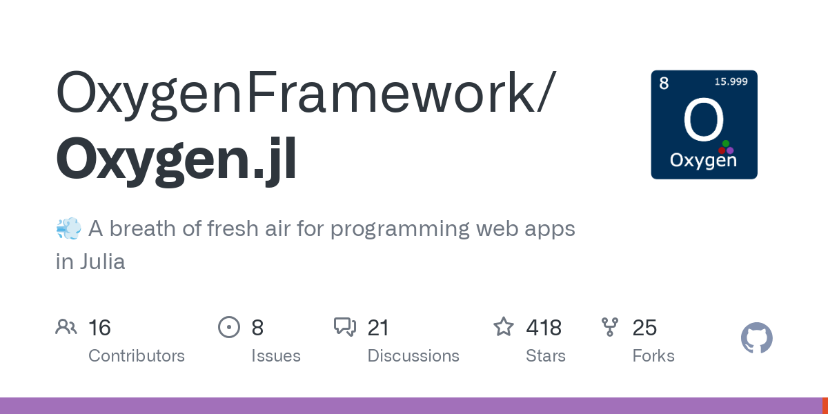 Oxygen.jl