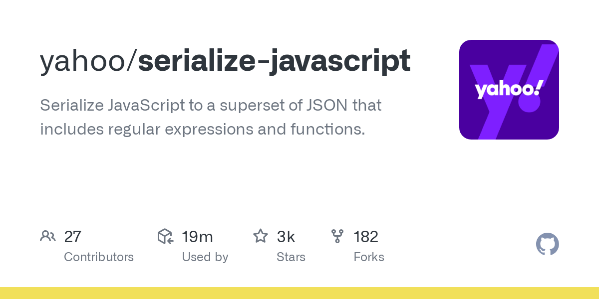 serialize javascript