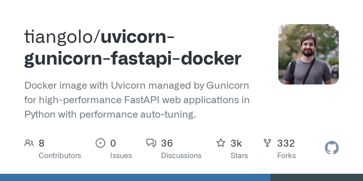uvicorn gunicorn fastapi docker