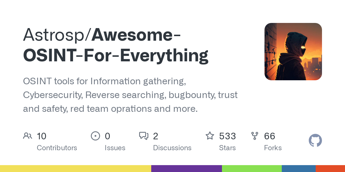 Awesome OSINT For Everything