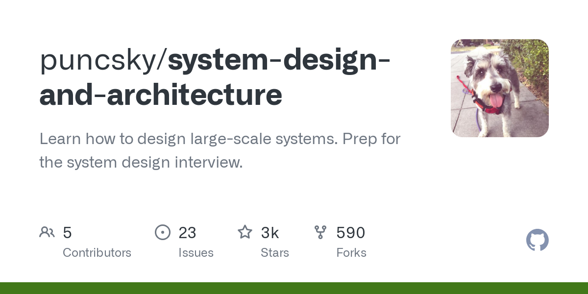 system design and architecture