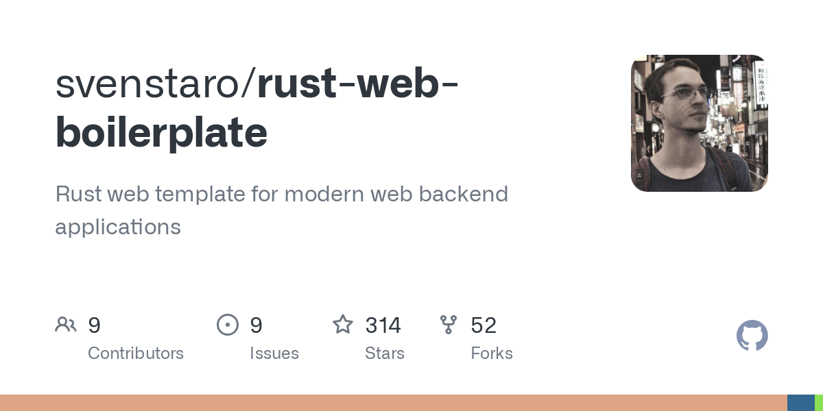rust web boilerplate