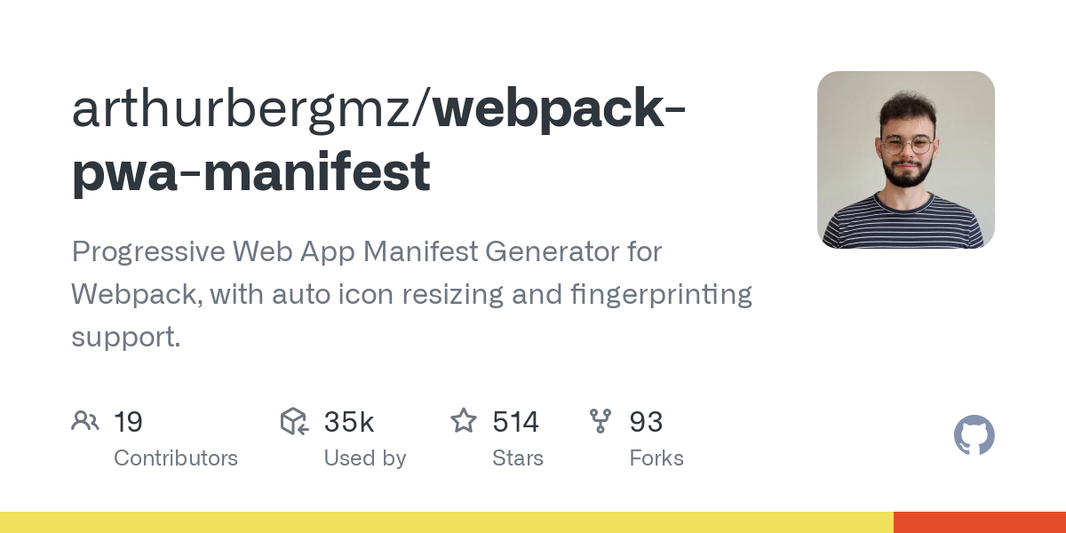 webpack pwa manifest