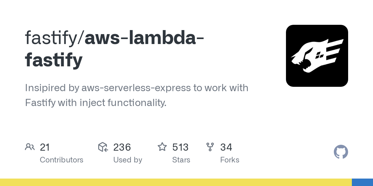 aws lambda fastify