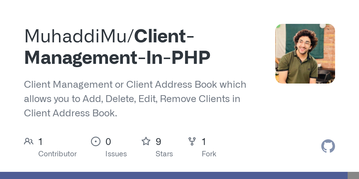Client Management In PHP
