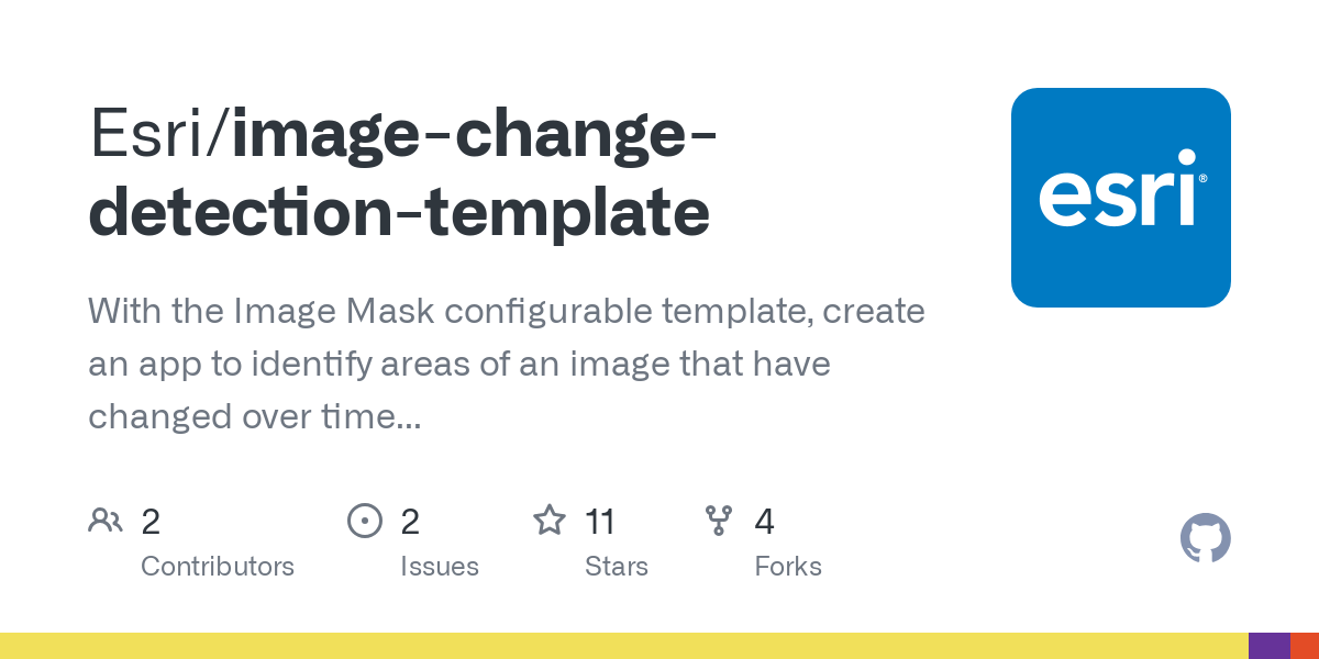 image change detection template