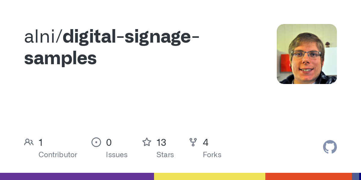 digital signage samples