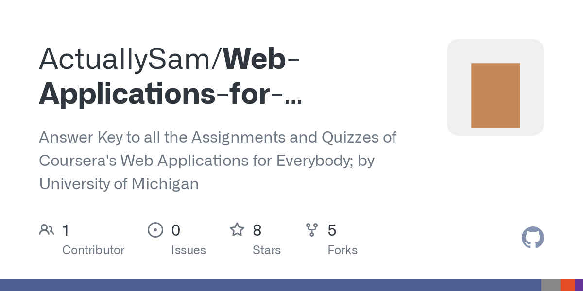 Web Applications for Everybody