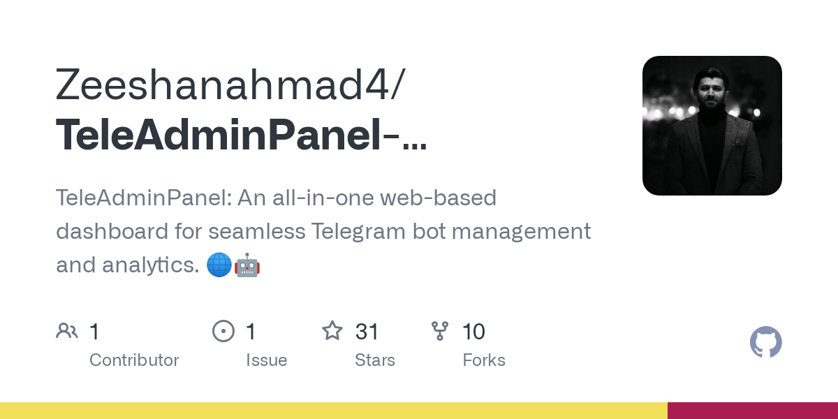 TeleAdminPanel Advanced Telegram Bot Administration