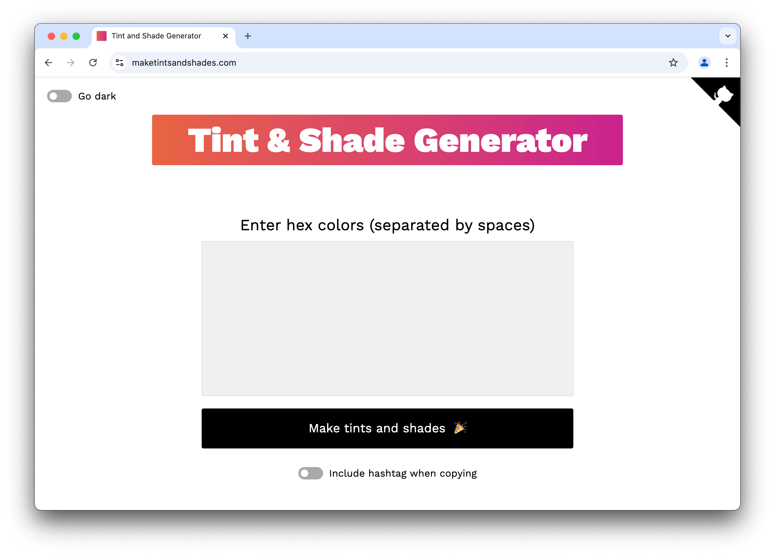 應用主頁的屏幕截圖