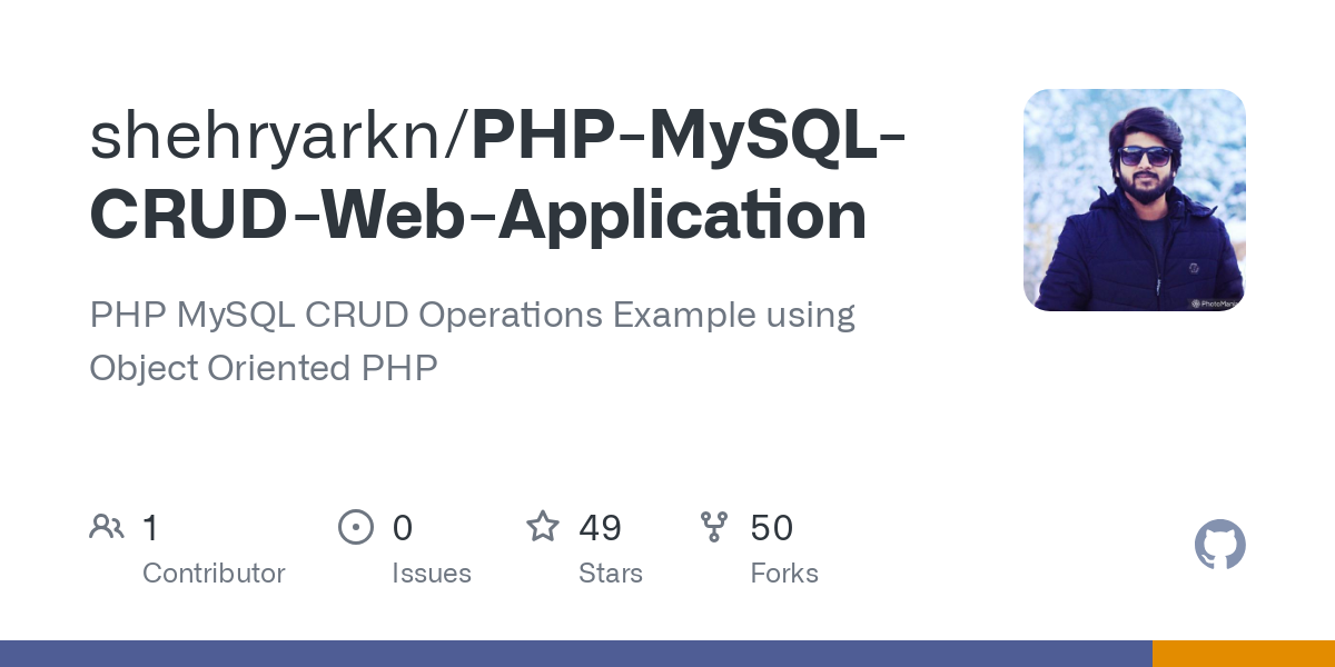 PHP MySQL CRUD Web Application