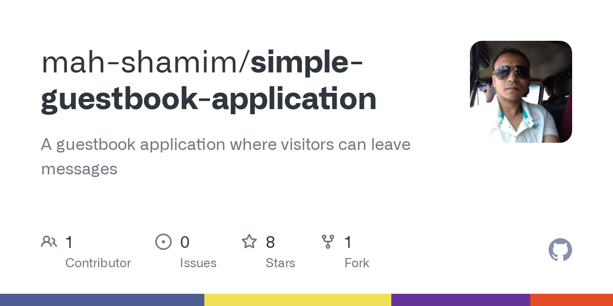 simple guestbook application
