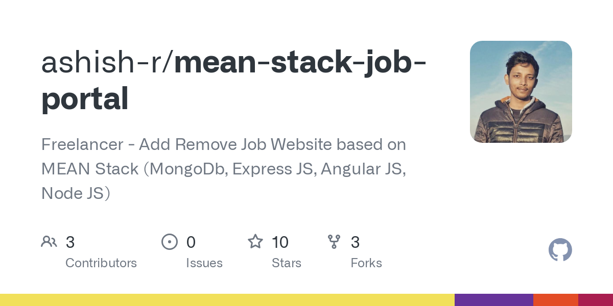 mean stack job portal
