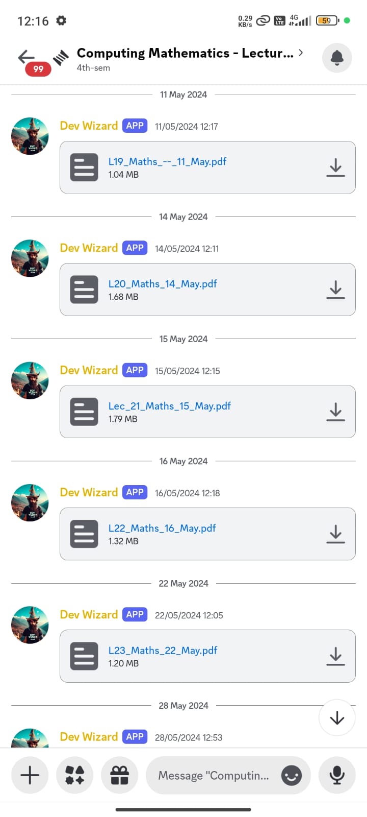由Discord Bot发布/上传到特定线程/频道的文件。