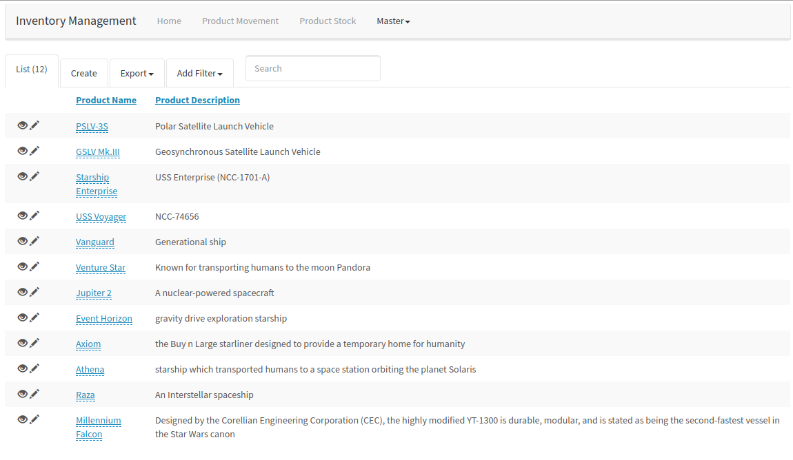 產品視圖 Product page