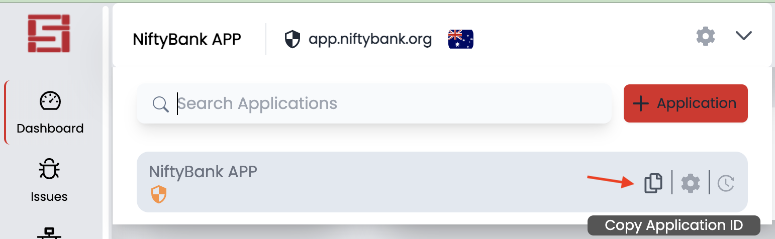 複製應用程序ID