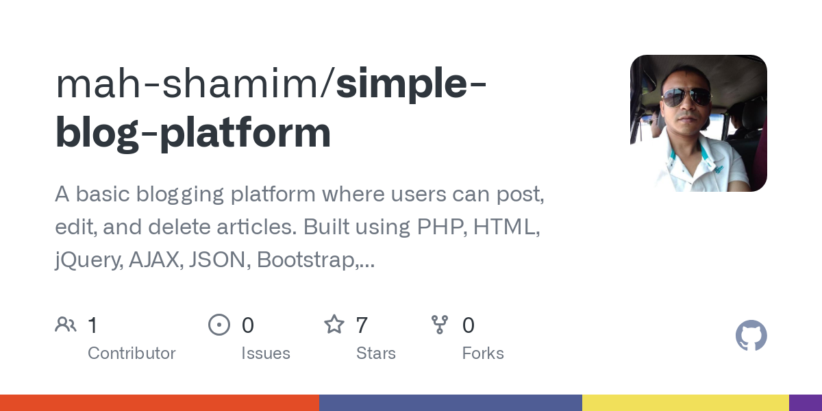 simple blog platform