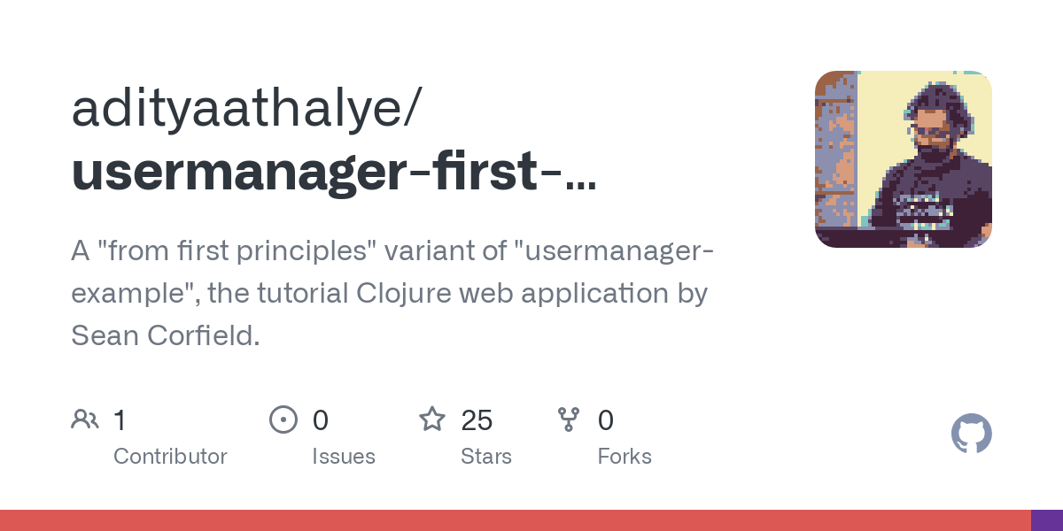 usermanager first principles