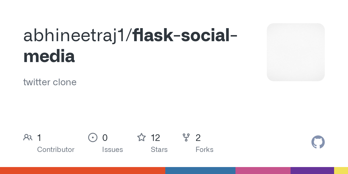 flask social media