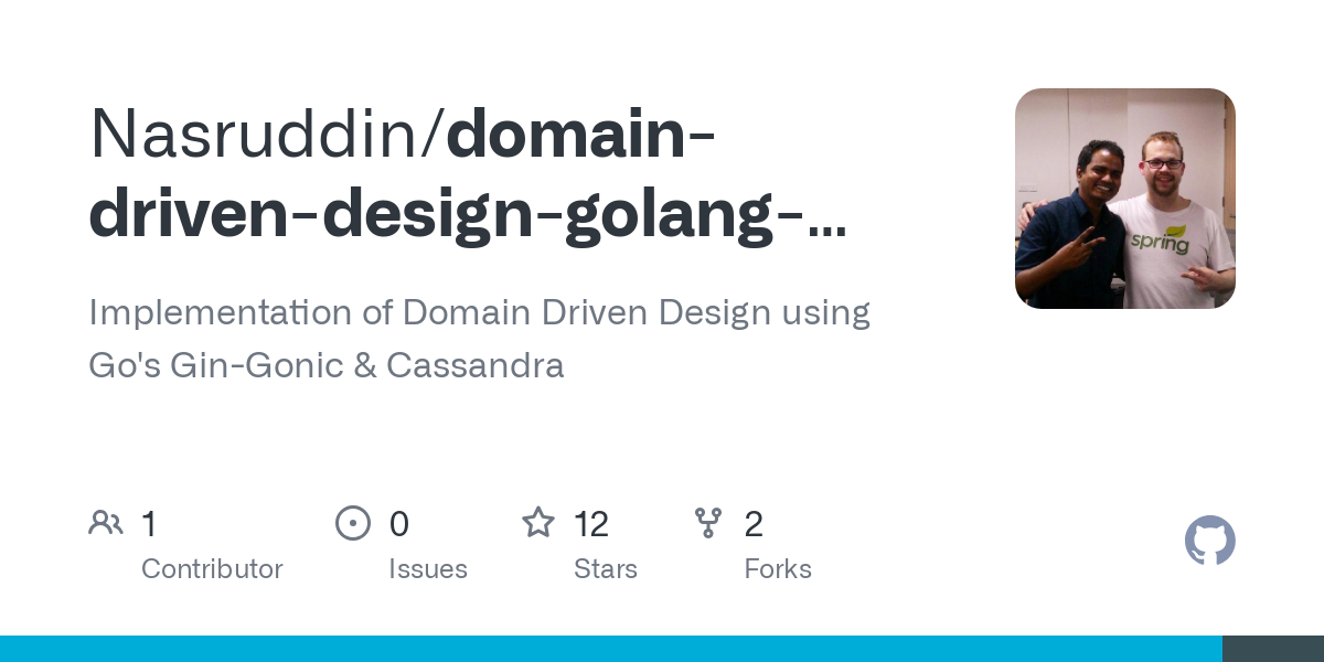 domain driven design golang gin cassandra