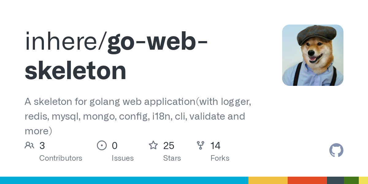 go web skeleton