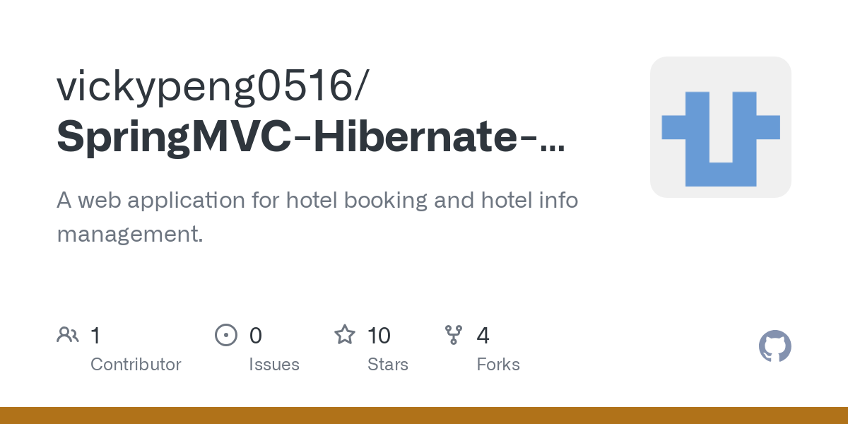 SpringMVC Hibernate HotelBookingWebApplication