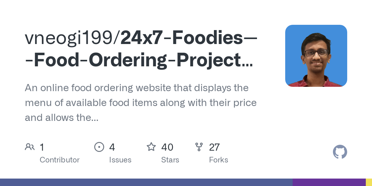 24x7 Foodies   Food Ordering Project in PHP