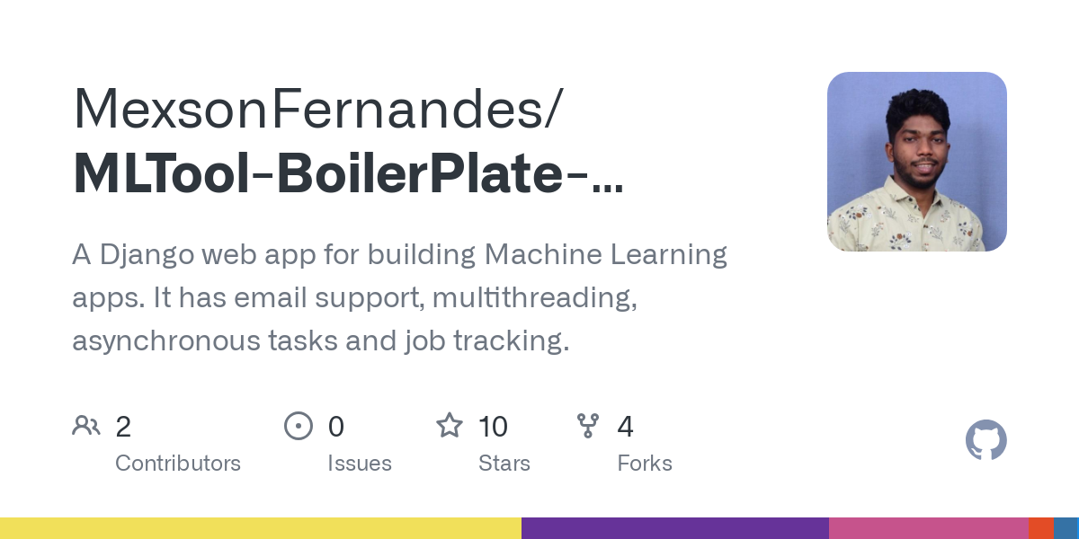 MLTool BoilerPlate DjangoProject