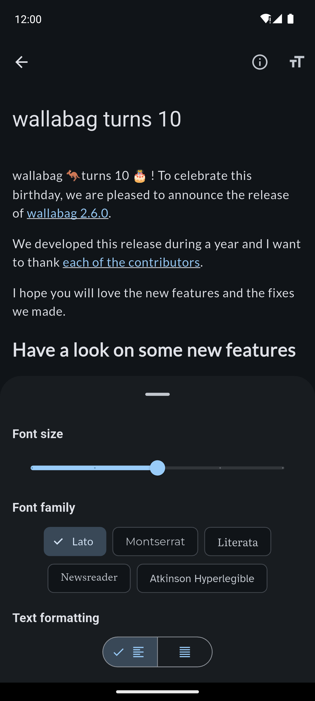 移動深色屏幕截圖