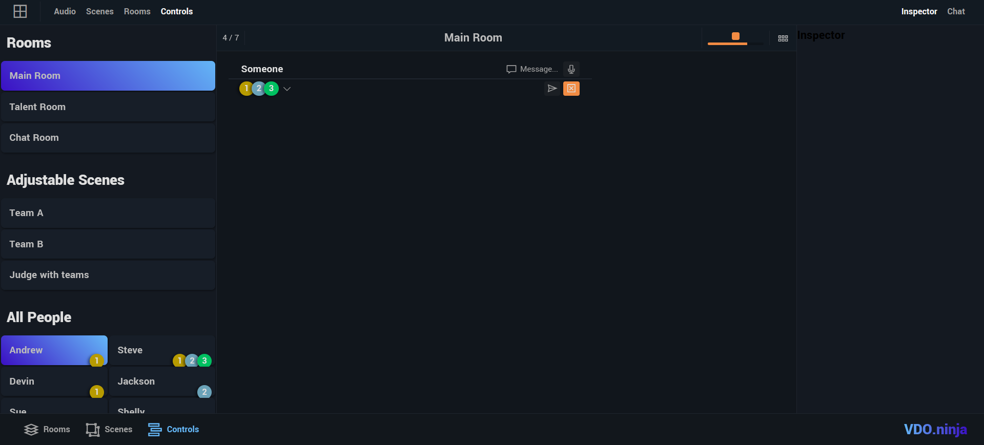 Imagen de VDO.Ninja-Wrapper Director Página