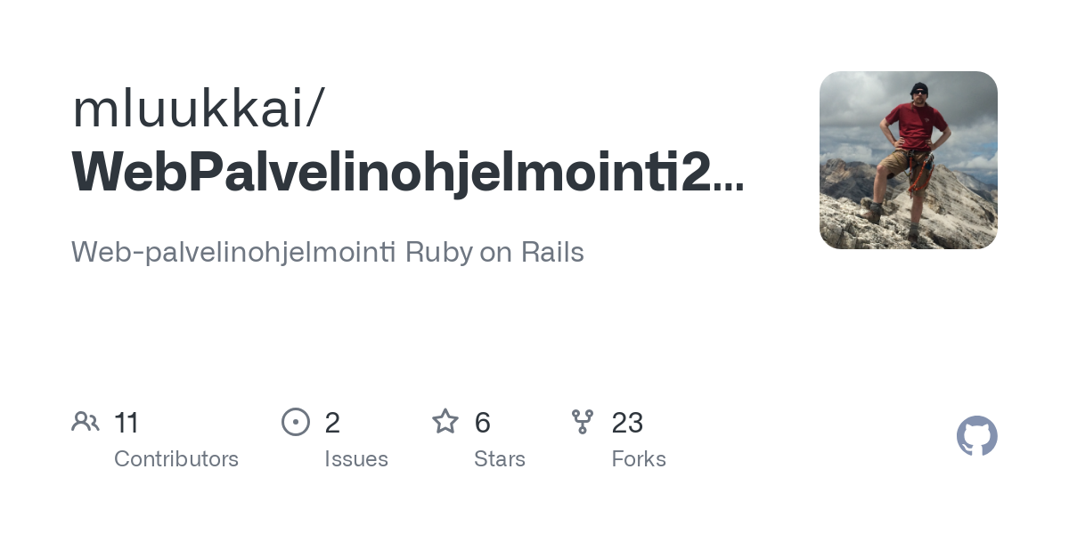 WebPalvelinohjelmointi2018